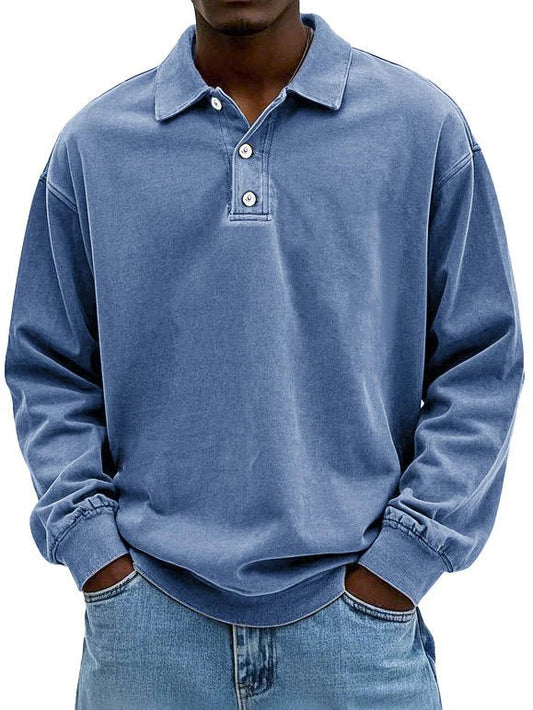Keld | Stilfuld Langærmet Polo Shirt