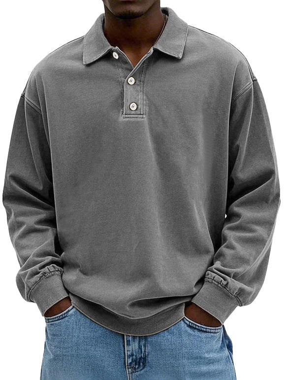 Keld | Stilfuld Langærmet Polo Shirt