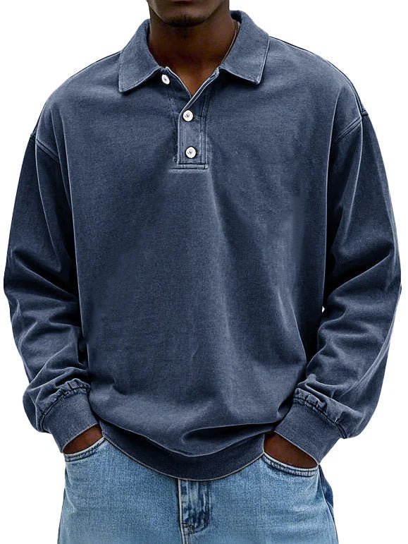 Keld | Stilfuld Langærmet Polo Shirt
